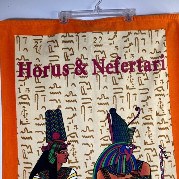 Dahab Horus &‎ Nefertari Beach Towel Egyptian Cotton NWOT 29 x 58" - Picture 3 of 7